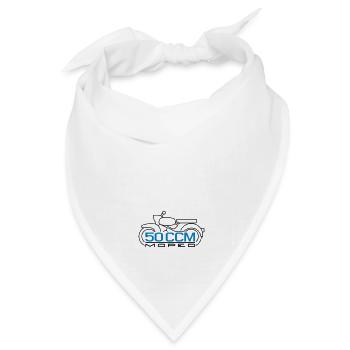 50ccm Moped Sperber Habicht Emblem v.2 - Bandana Dreieckstuch - Weiß - Vorne