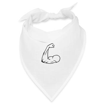 Acid Apparel Flex - Bandana Dreieckstuch - Weiß - Vorne