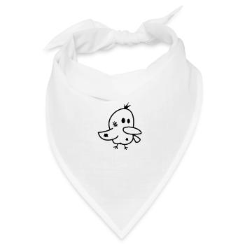 Kleiner Dreckspatz - Bandana Dreieckstuch - Weiß - Vorne