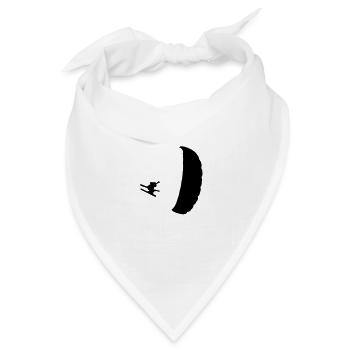Speedflying / Speedriding /Speedgliding - Bandana Dreieckstuch - Weiß - Vorne