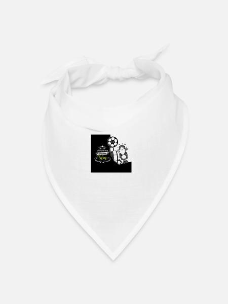 Sheepworld Willkommen im falschen Film - Bandana Dreieckstuch - Weiß