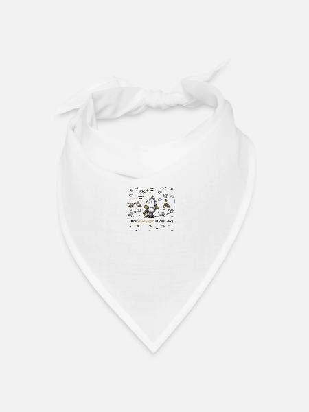 Sheepworld Ohne Schutzengel One Size - Bandana Dreieckstuch - Weiß
