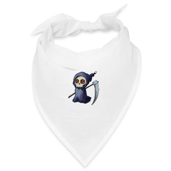 Little Death - Bandana Dreieckstuch - Weiß - Vorne