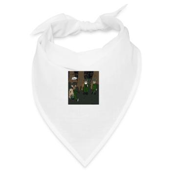 Jagdsaison - Bandana Dreieckstuch - Weiß - Vorne