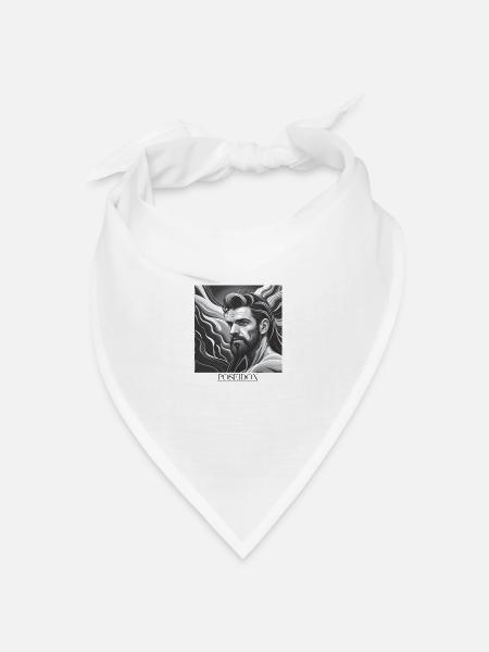 GREEK POSEIDON - Bandana Dreieckstuch - Weiß
