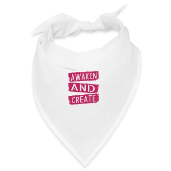 fostering creativity innovative ideas - Bandana Dreieckstuch - Weiß - Vorne