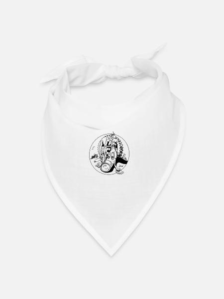 Lay Down - Bandana Dreieckstuch - Weiß