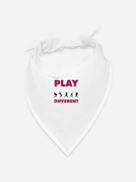 PLAY DIFFERENT 2 - Bandana Dreieckstuch - Weiß