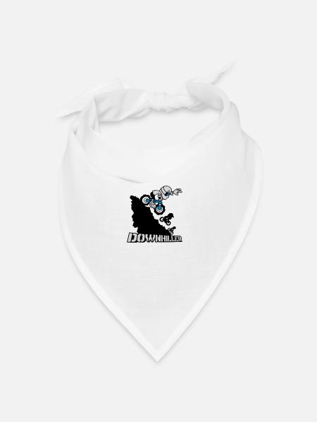 Downhiller - Bandana Dreieckstuch - Weiß