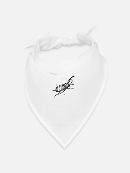Wurm - Bandana Dreieckstuch - Weiß