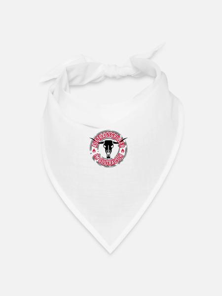 Auftragsgriller im Blutrausch - Bandana Dreieckstuch - Weiß