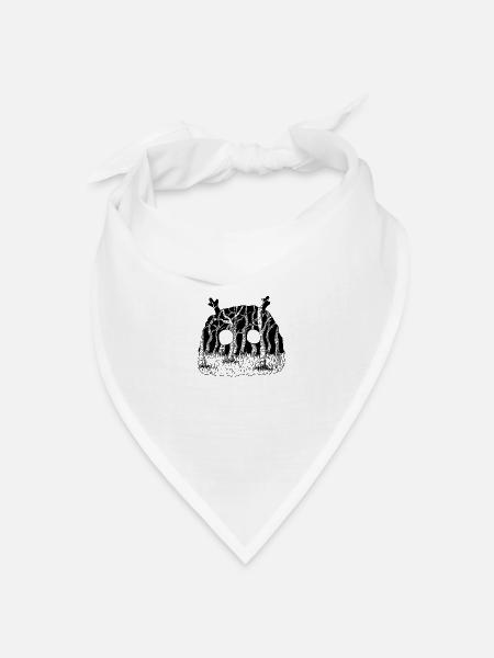 Creature - Bandana Dreieckstuch - Weiß