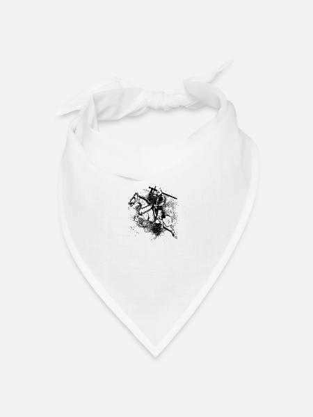 Knight - Bandana Dreieckstuch - Weiß