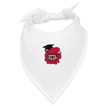 college schulabschluss abitur schule beendet zeugn - Bandana Dreieckstuch - Weiß - Vorne