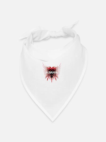 ALBANIA - Bandana Dreieckstuch - Weiß