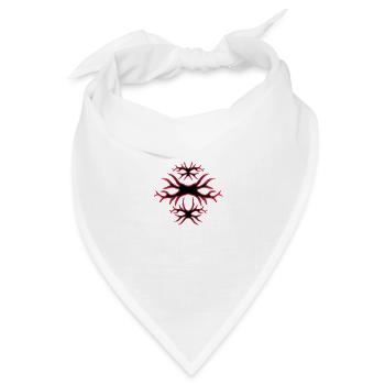 tattoo - Bandana Dreieckstuch - Weiß - Vorne