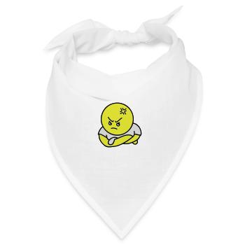 Offended Toon - Bandana Dreieckstuch - Weiß - Vorne