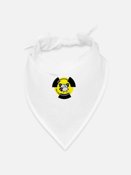 Sheep! Kein Neutron! - Bandana Dreieckstuch - Weiß
