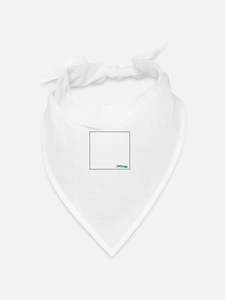 einfarbiger Whiteman - Bandana Dreieckstuch - Weiß