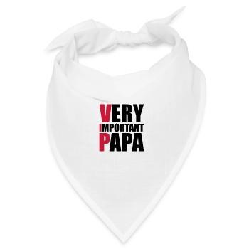 Very Important Papa - Bandana Dreieckstuch - Weiß - Vorne