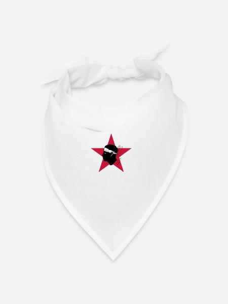 Corsica - Bandana Dreieckstuch - Weiß
