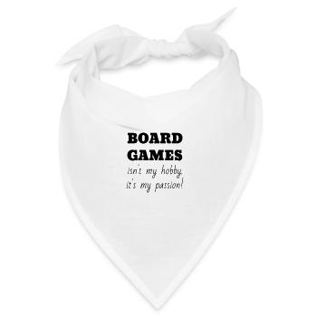 Brettspiel / Spieler / Spiel / Puzzle - Bandana Dreieckstuch - Weiß - Vorne