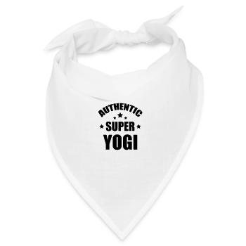 Yoga / Yogi / Buddhismus / Buddhist - Bandana Dreieckstuch - Weiß - Vorne