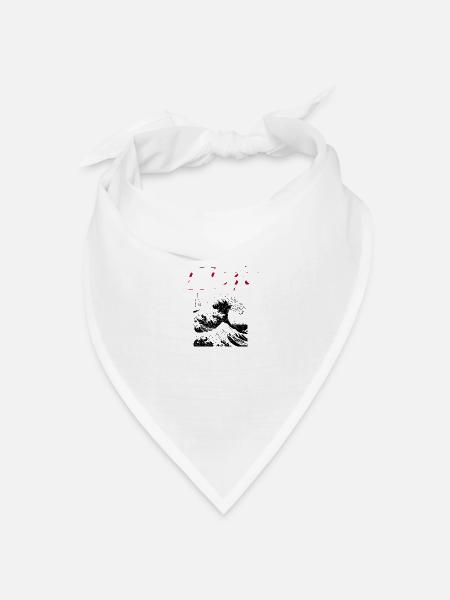 Japan - Bandana Dreieckstuch - Weiß