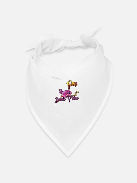 Dodo Mauritius Vogel Dronte - Bandana Dreieckstuch - Weiß