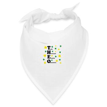 Theo - Bandana Dreieckstuch - Weiß - Vorne