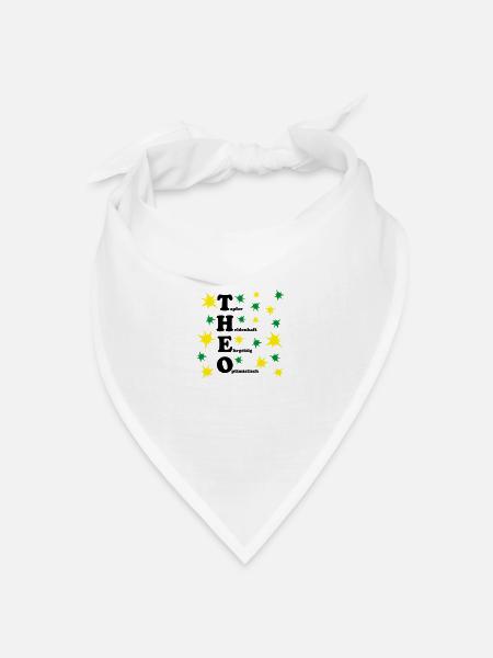Theo - Bandana Dreieckstuch - Weiß