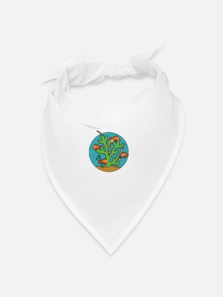 Umweltverschmutzung Meeresleben - Bandana Dreieckstuch - Weiß