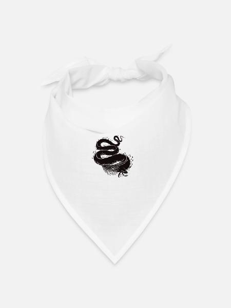 Spirit Dragon - Bandana Dreieckstuch - Weiß