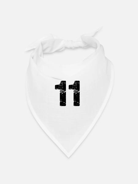 11 - Bandana Dreieckstuch - Weiß