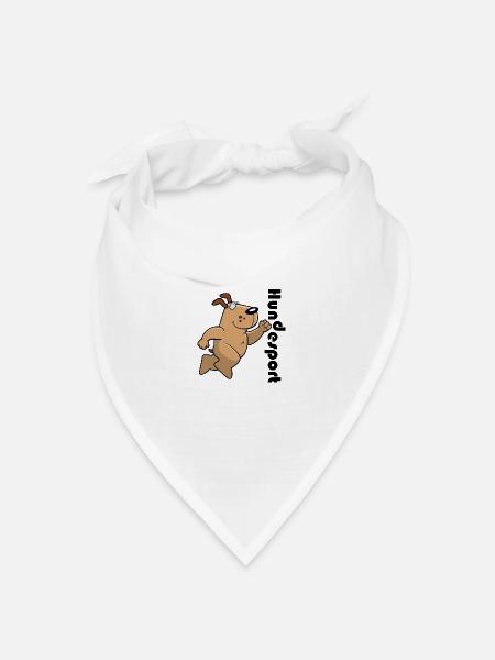 Hundesport - Bandana Dreieckstuch - Weiß