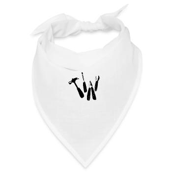 Werkzeug Hammer Zange Schraubenschlüssel - Bandana Dreieckstuch - Weiß - Vorne