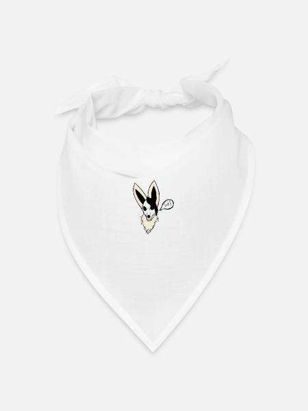 Raven - Bandana Dreieckstuch - Weiß