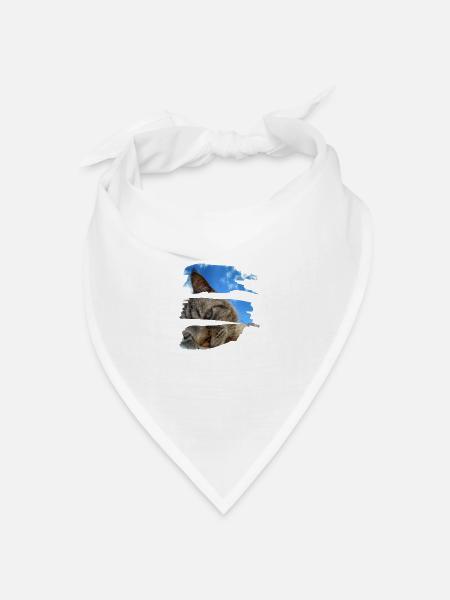 Catlove - Bandana Dreieckstuch - Weiß