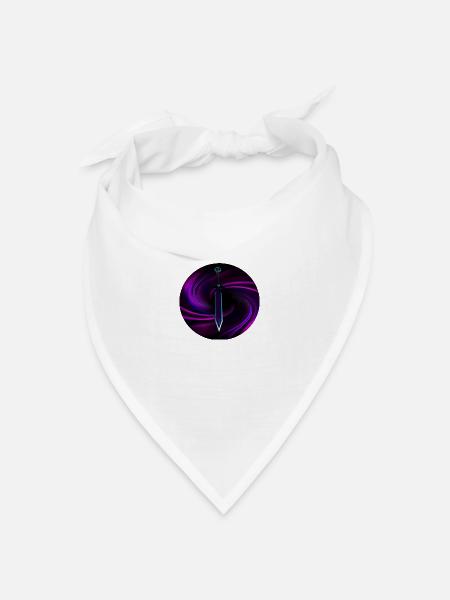 Schwert der Finsternis - Bandana Dreieckstuch - Weiß