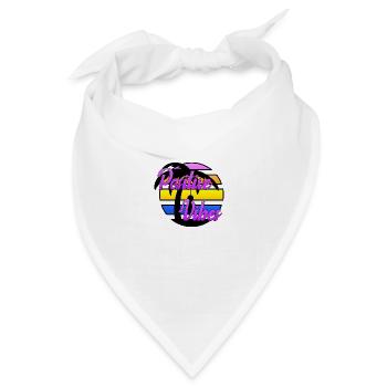 Positive Vibes - Bandana Dreieckstuch - Weiß - Vorne