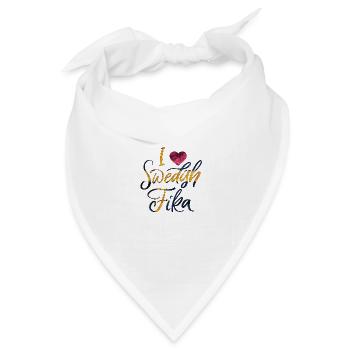 Schweden Schweden Viking Norden Skandinavien fika - Bandana Dreieckstuch - Weiß - Vorne