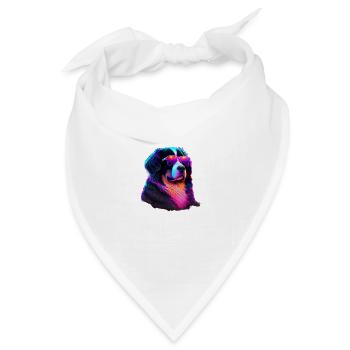 Bernese Mountain Dog Dogs Bernese Mountain Dogs - Bandana Dreieckstuch - Weiß - Vorne