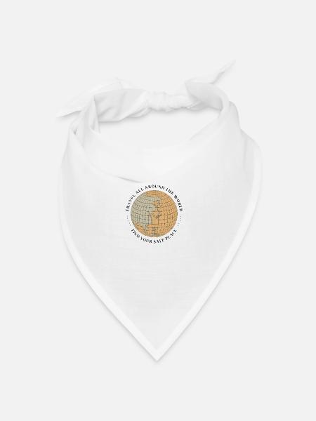 Motivation - Bandana Dreieckstuch - Weiß