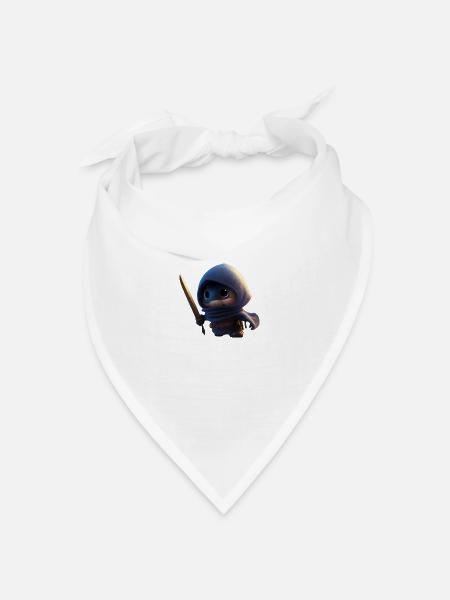 Sweet Ninja , Minininja - Bandana Dreieckstuch - Weiß