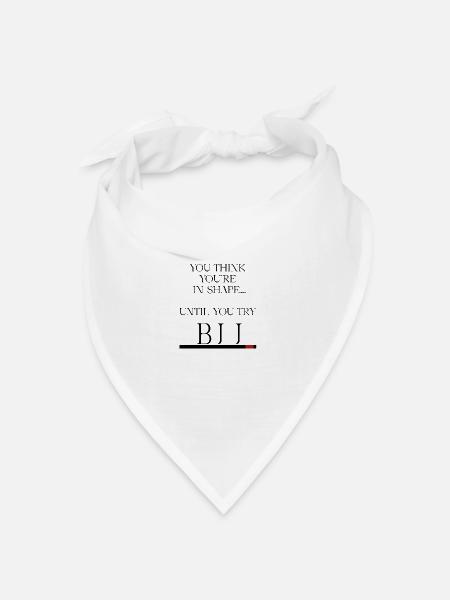 BJJ - Bandana Dreieckstuch - Weiß