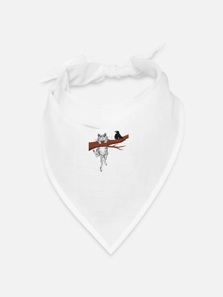 Hang in there 02 - Bandana Dreieckstuch - Weiß