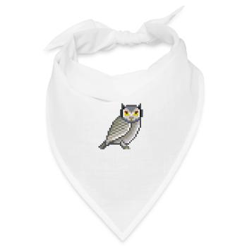 Vogel - Bandana Dreieckstuch - Weiß - Vorne
