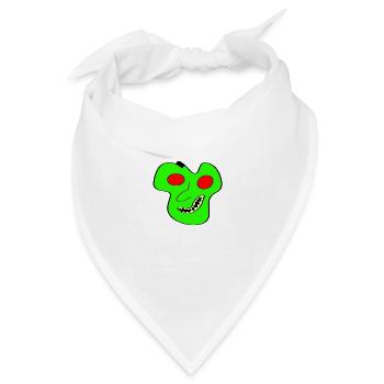 Little Alien - Bandana Dreieckstuch - Weiß - Vorne
