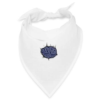 feiern ostsee animal rights ozean fleischistmord - Bandana Dreieckstuch - Weiß - Vorne