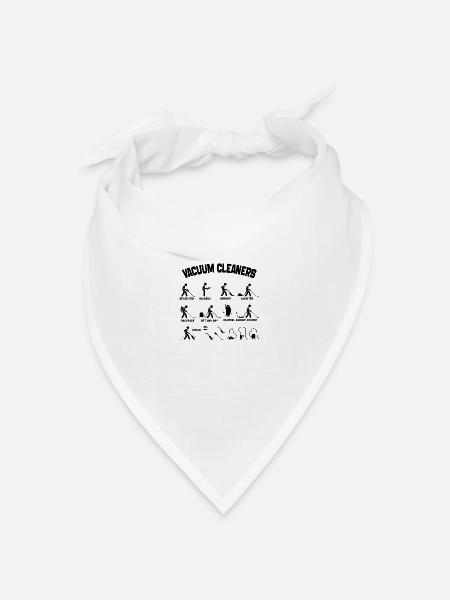 Staubsauger - Arten von Staubsaugern - Bandana Dreieckstuch - Weiß